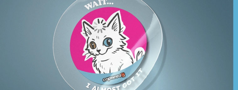 Autocollants transparents  